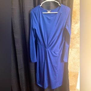Blue Dress with cutout